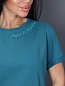 Женская футболка Совершенство Изумрудная
