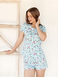 Женская пижама "Весна" арт. к2177г / Голубой
