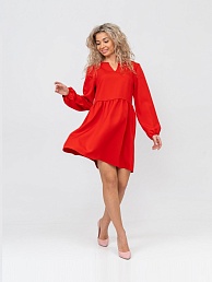 Женское платье 1653-4 / Красный