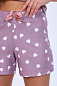 Женский костюм с шортами 71054 Розовая пудра