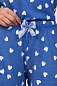 Женский костюм с шортами 71054 Серо-синий