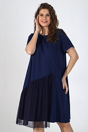 Женское платье Джаззи-2 / Темно-синее